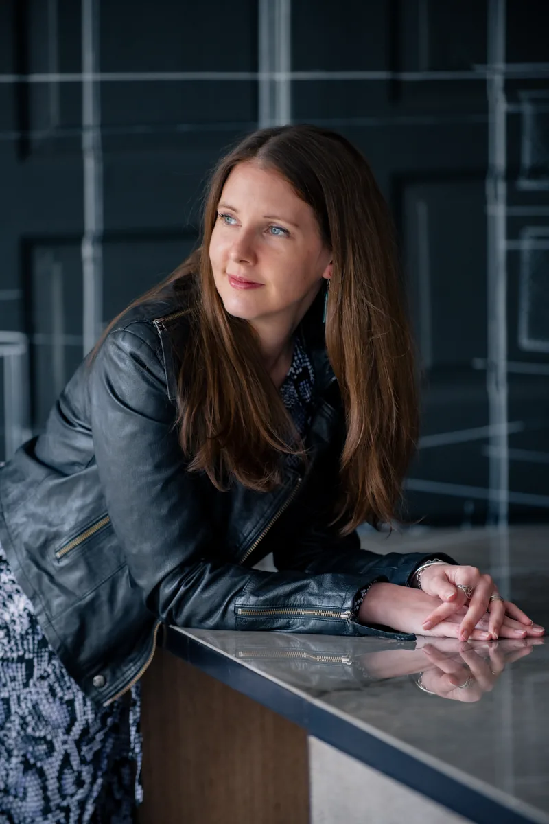 Claire Roberts in a contemporary fitted interior